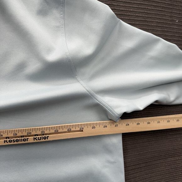 Hickey Freeman 1/4 Zip Pullover Men 2XL Blue Polyester Long Sleeve Performance - Picture 6 of 11